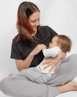 Polera Maternal y Lactancia | Negra