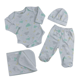 Ajuar nube/ Algodón Pima