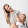 Polera Maternal y Lactancia | Gris claro