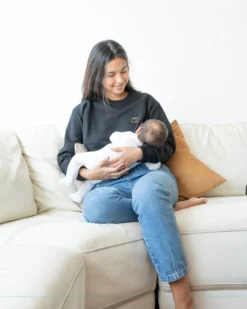 Polerón Maternal y Lactancia | Negro