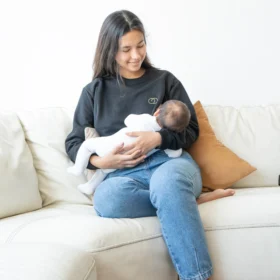 Polerón Maternal y Lactancia | Negro