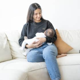 Polerón Maternal y Lactancia | Negro