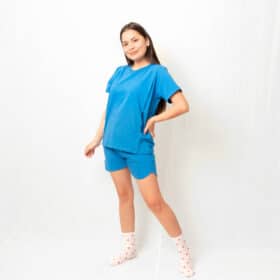 Pijama Maternal y Lactancia | Sky blue