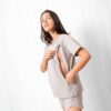 Pijama Maternal y Lactancia | Grey Dawn - Imagen 5