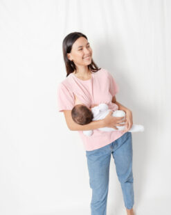 Polera Maternal y Lactancia | Rosa