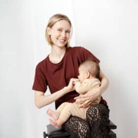 Polera Maternal y Lactancia | Red Wine