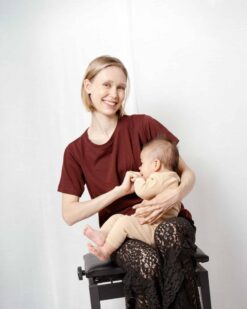 Polera Maternal y Lactancia | Red Wine