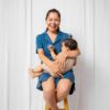 Camisa de Dormir Maternal y Lactancia | Navy Blue - Imagen 2