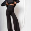 Pantalón Maternal palazzo | Black - Imagen 7
