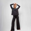 Pantalón Maternal palazzo | Black - Imagen 5