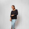 Polera Maternal y Lactancia | Timeless Black - Imagen 3