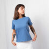 Polera Maternal y Lactancia | Azul Essential - Imagen 2
