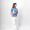 Polera Maternal y Lactancia | Azul Essential - Imagen 4