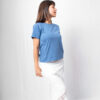 Polera Maternal y Lactancia | Azul Essential - Imagen 3