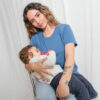 Polera Maternal y Lactancia | Azul Essential