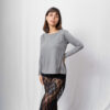 Polera Maternal y Lactancia | Timeless Grey - Imagen 2