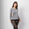 Polera Maternal y Lactancia | Timeless Grey - Imagen 4