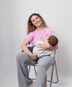Polera Maternal y Lactancia | Lila