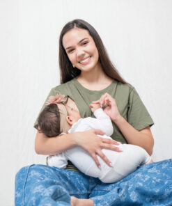 Polera de Lactancia | Verde militar