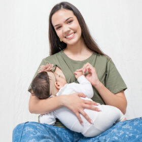 Polera de Lactancia | Verde militar