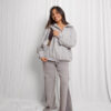 Polerón Maternal y Lactancia | Essential Gris Perla - Imagen 4