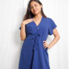 Camisa de Dormir Maternal y Lactancia | Azul - Imagen 2