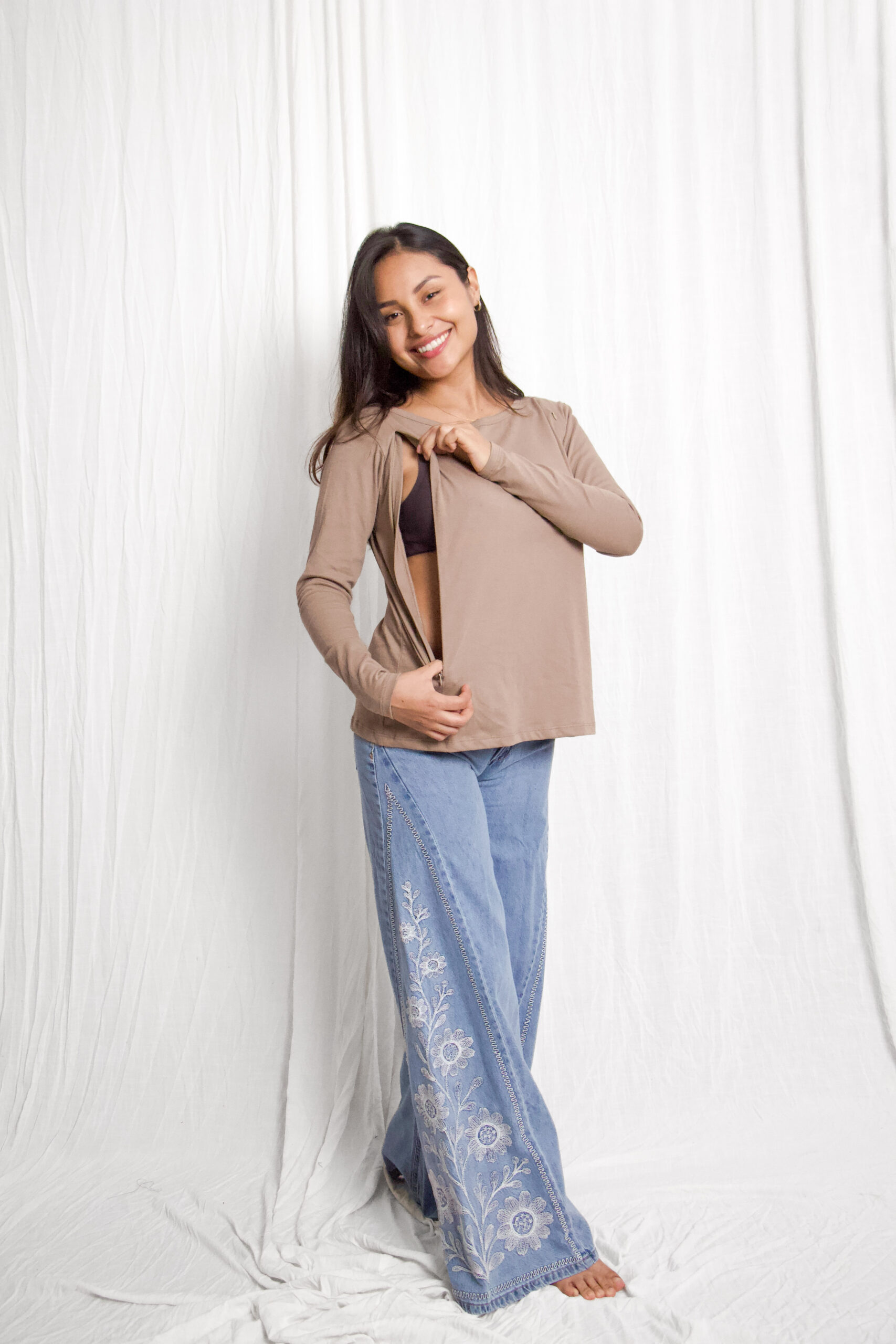 Polera Maternal y Lactancia | Moka - Imagen 3