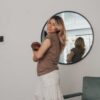 Polera Maternal y Lactancia | Moka escote en V - Imagen 4