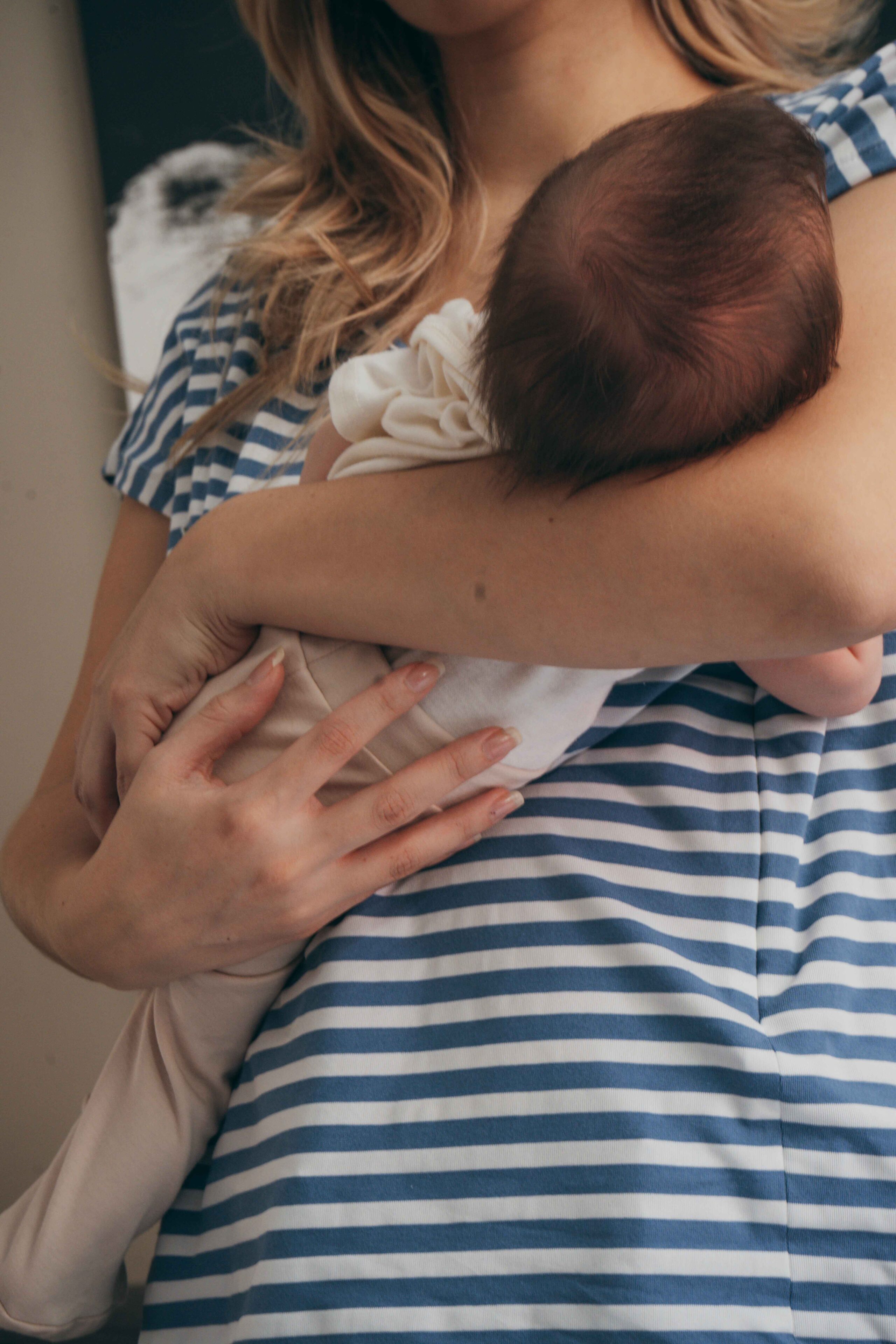 Polera Maternal y Lactancia | Sky Stripe - Imagen 2