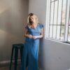 Vestido de Maternidad y Lactancia | azul - Imagen 2